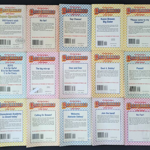 THE BABYSITTERS CLUB LITTLE SISTER LOT OF 15 BOOKS VINTAGE 1980s & SUPER SPECIAL - Picture 3 of 16